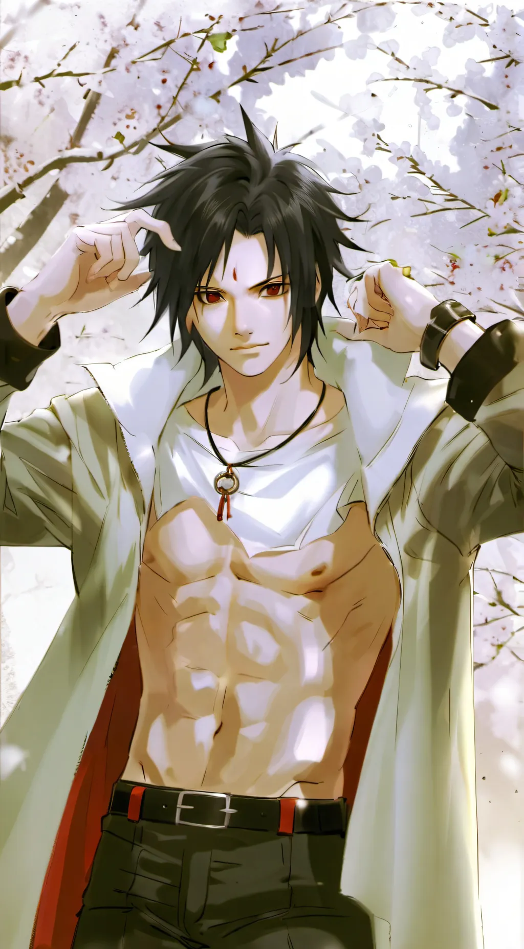 ai character: sasuke uchiha background