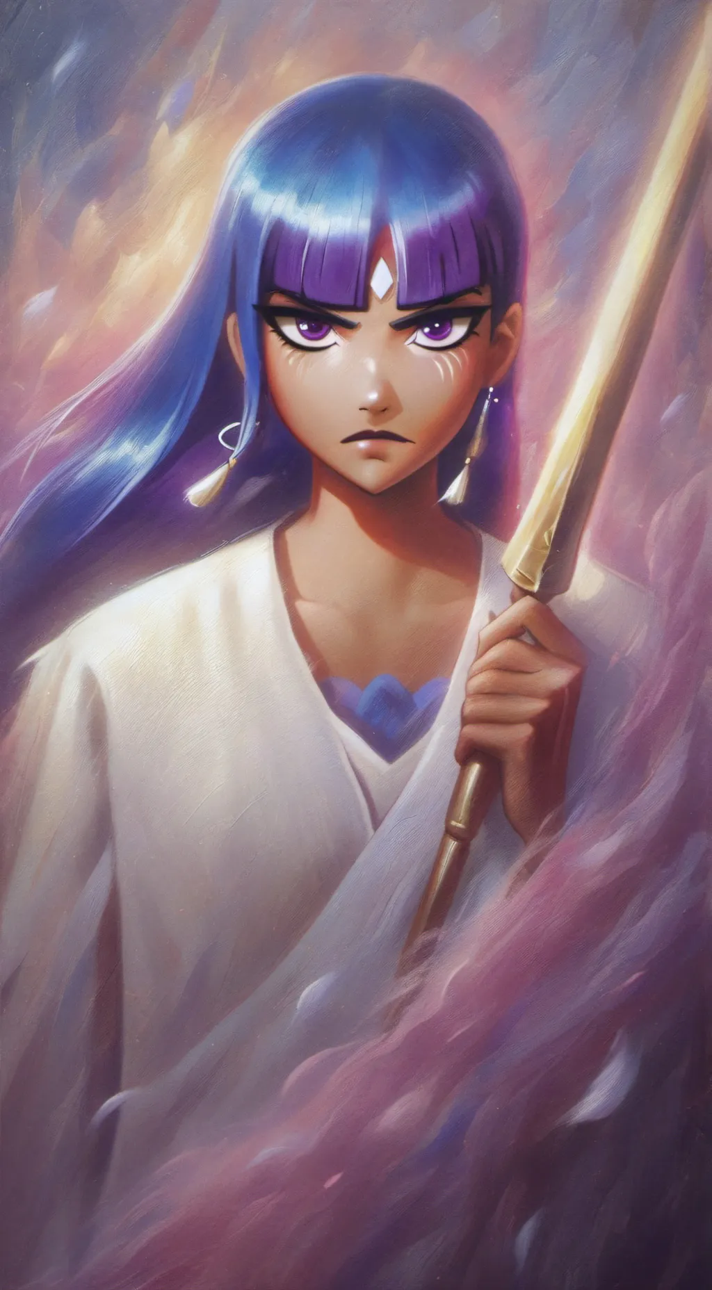 ai character: demon slayer background