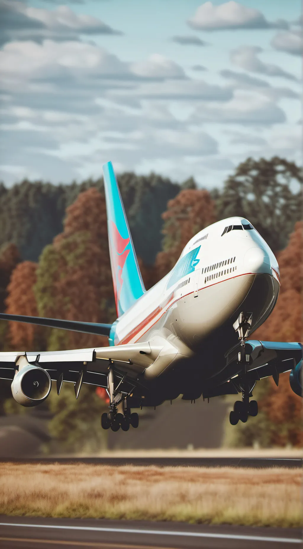 ai character: 747 Approach background