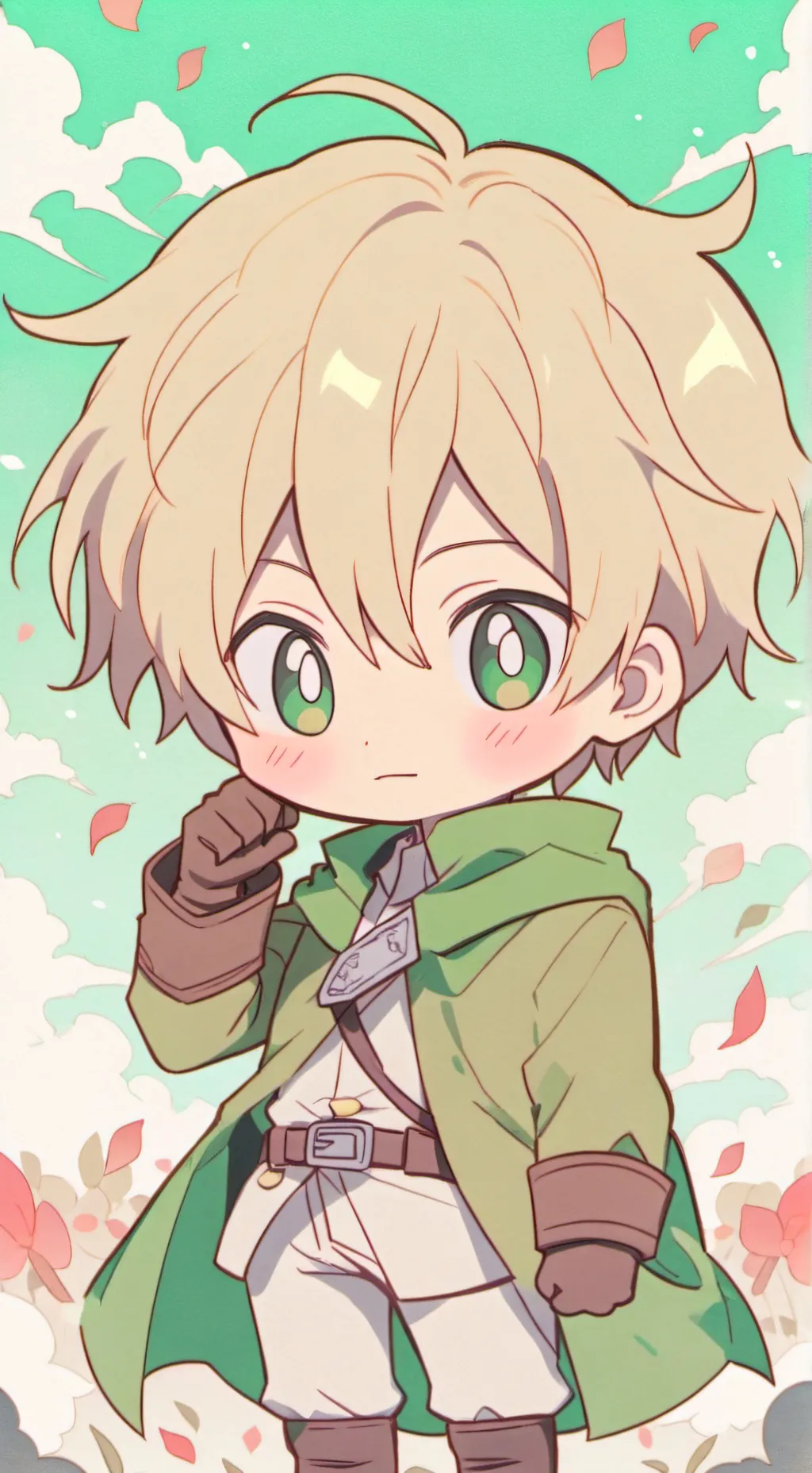 ai character: Armin (AOT)  background