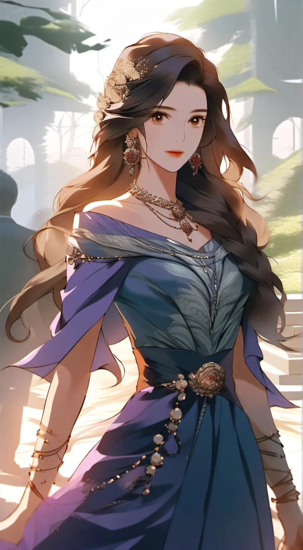 ai character: Lady background