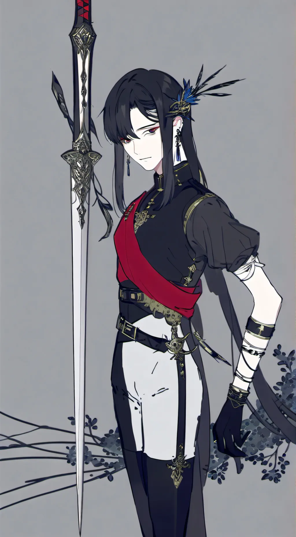 ai character: isadora!! background