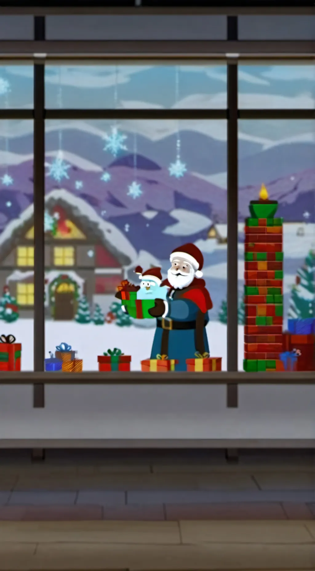 ai character: Christmas eve (dw) background