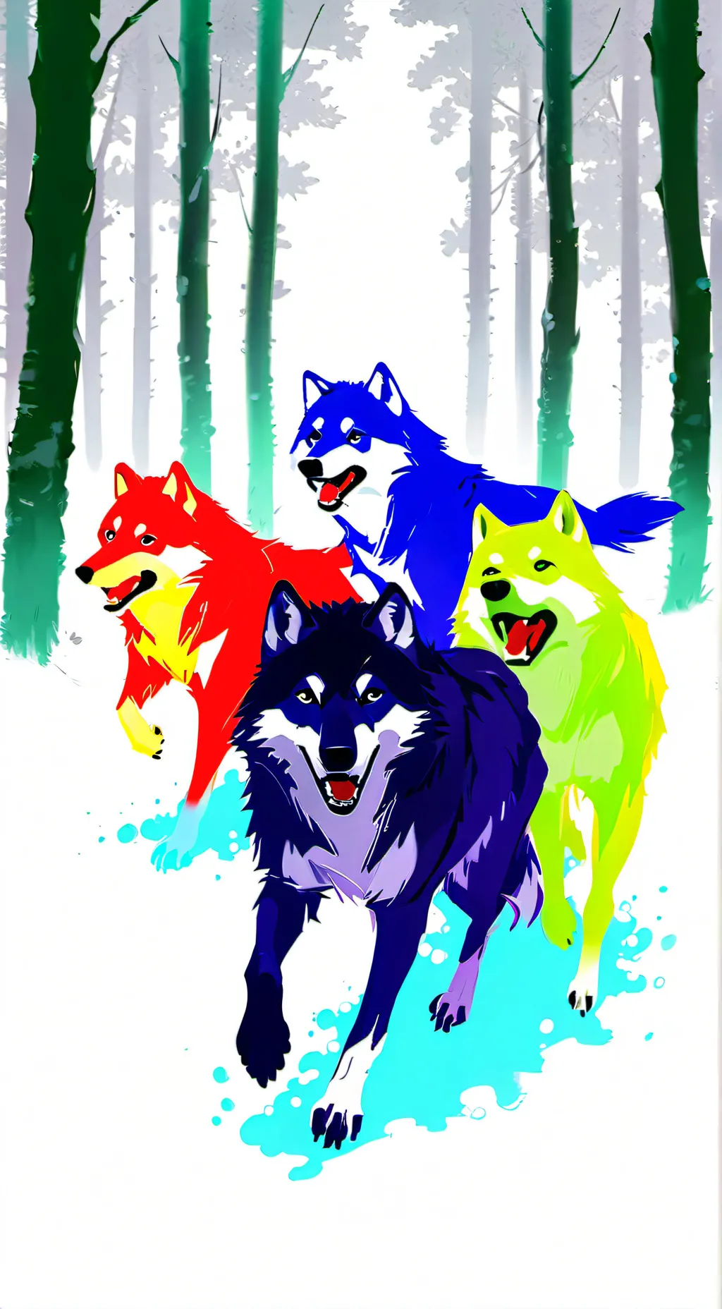 ai character: Bloodwolf battle background