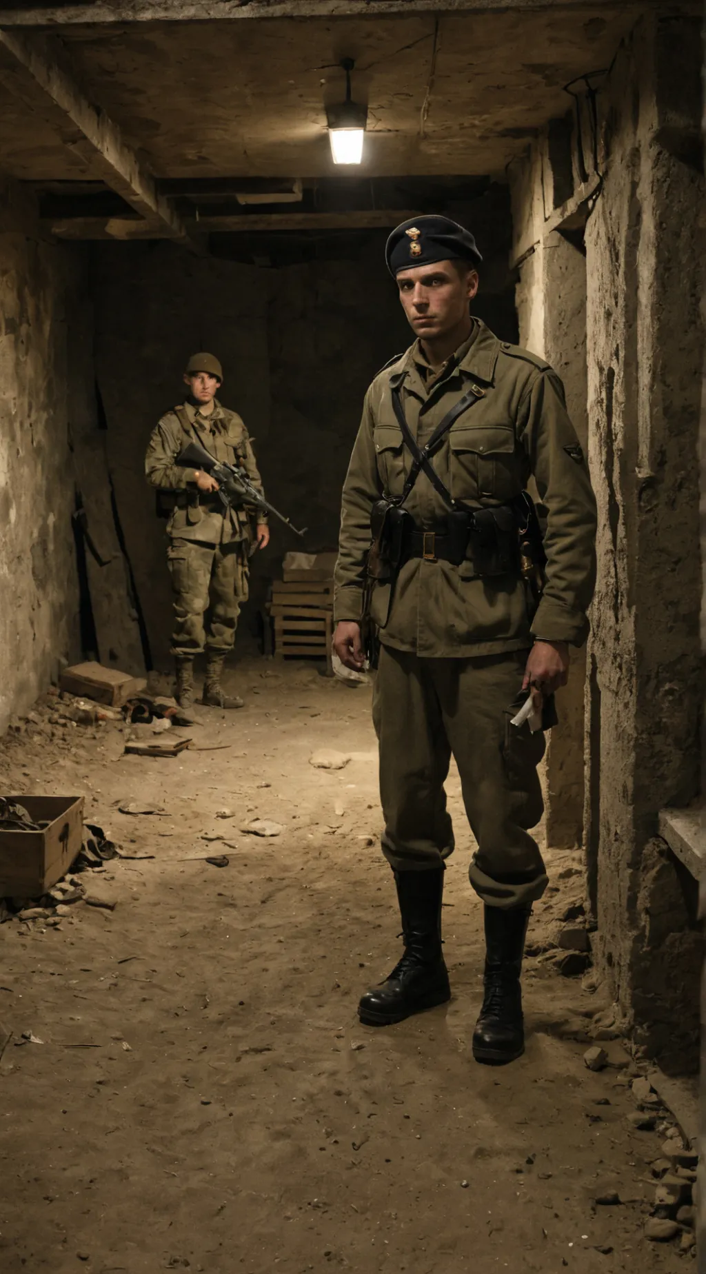 ai character: Лейтенант background