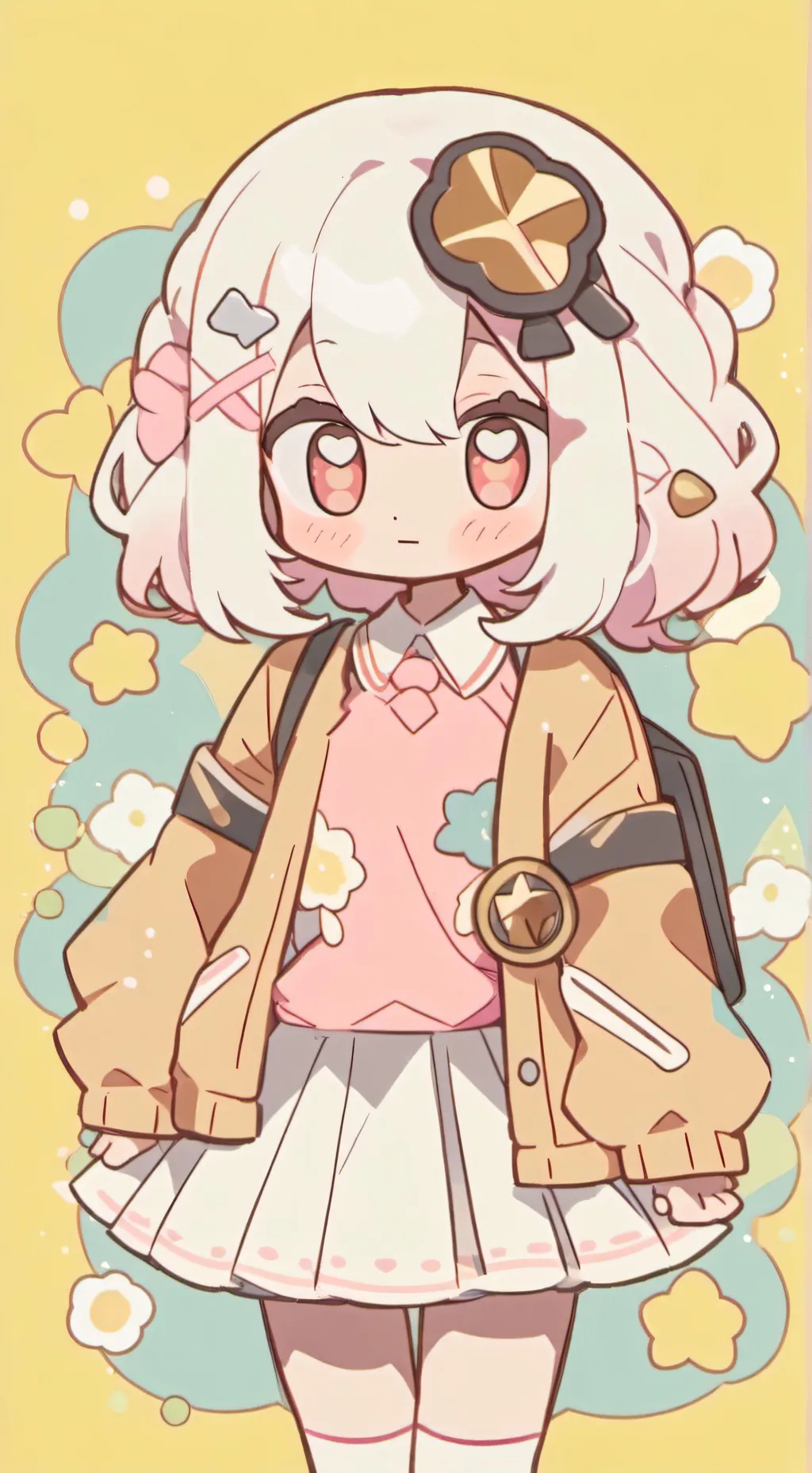 ai character: chibi girl x you background