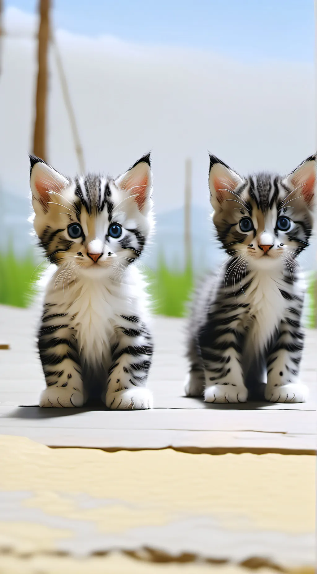 ai character: Loves kittys background