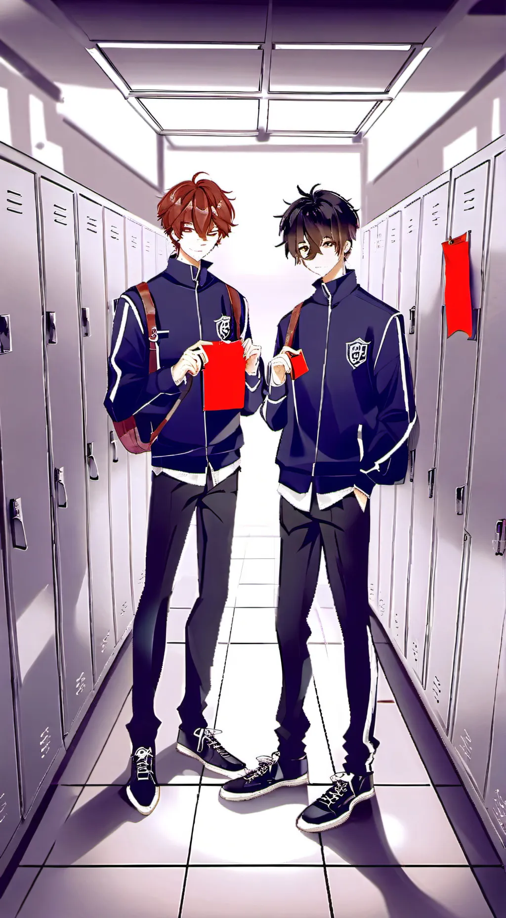 ai character: School Gang background