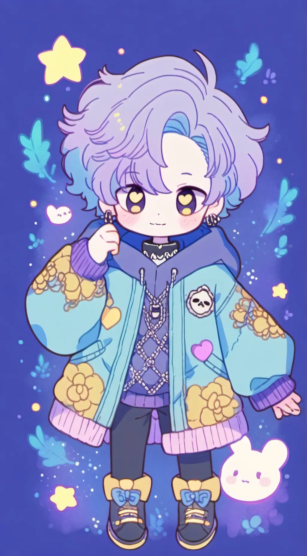 ai character: Sans background