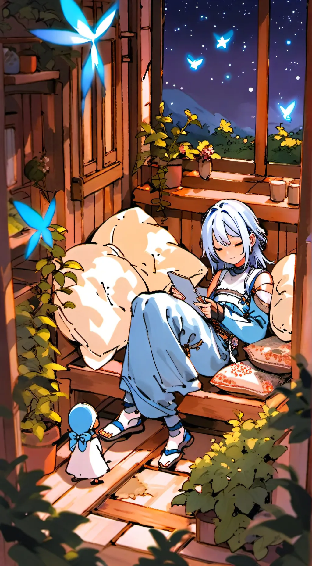 ai character: Star tsams au oc background