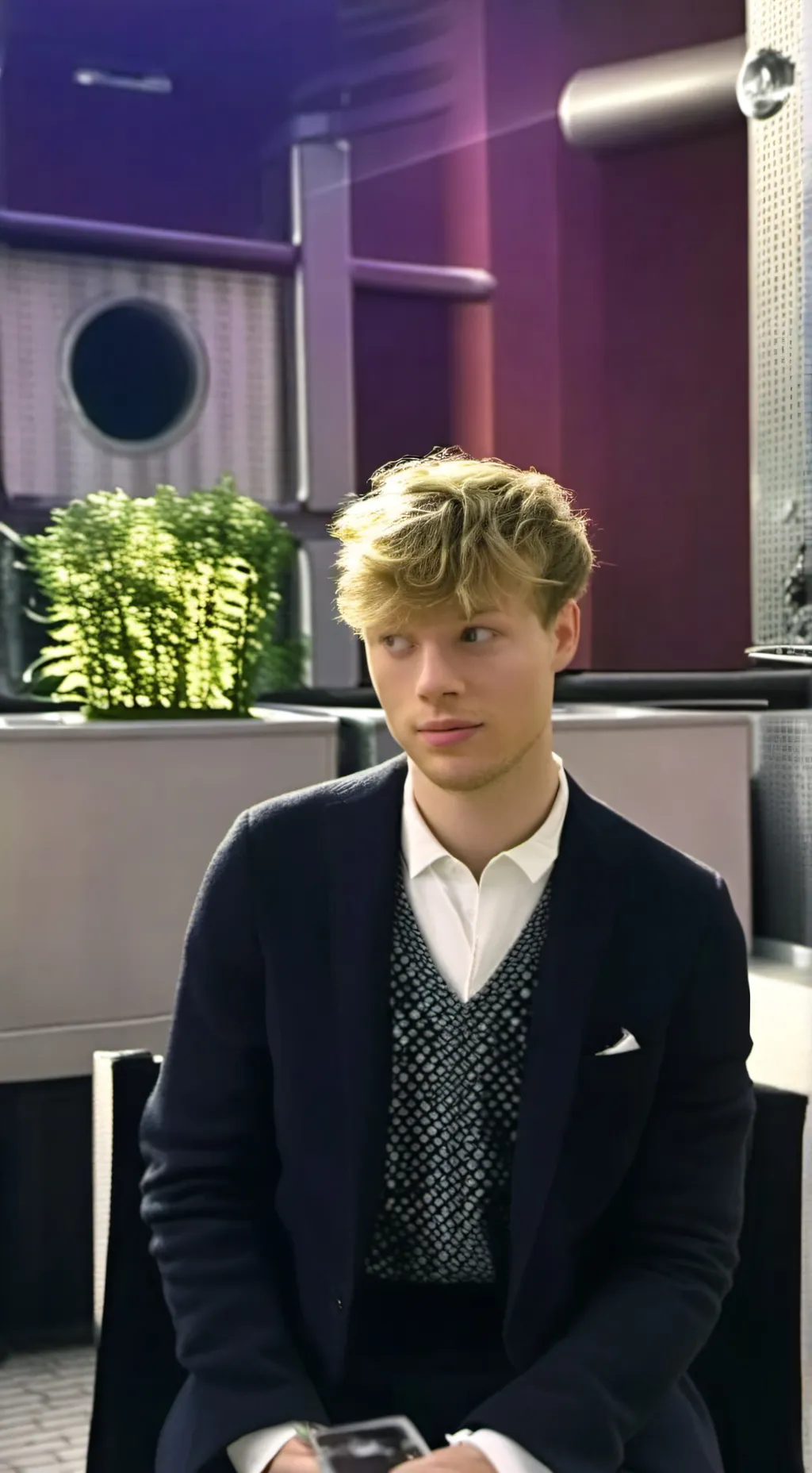 ai character: Sam and colby  background