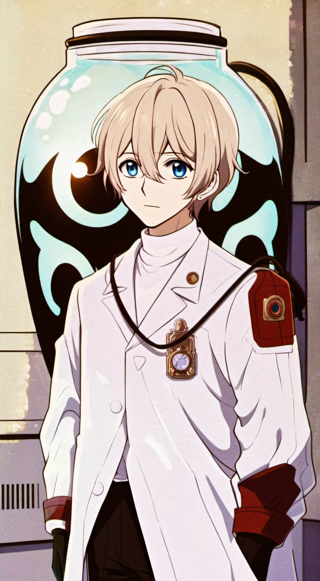 ai character: Wissenschaftler background