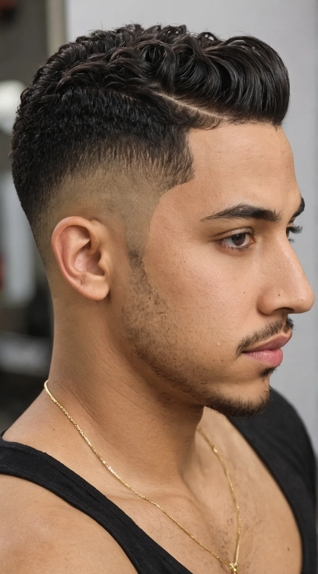 ai character: barber background