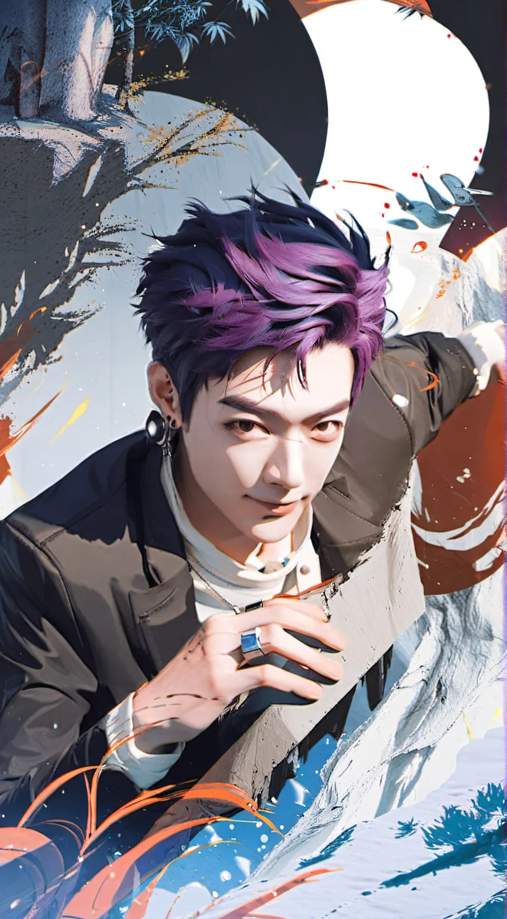 ai character: Thanos background