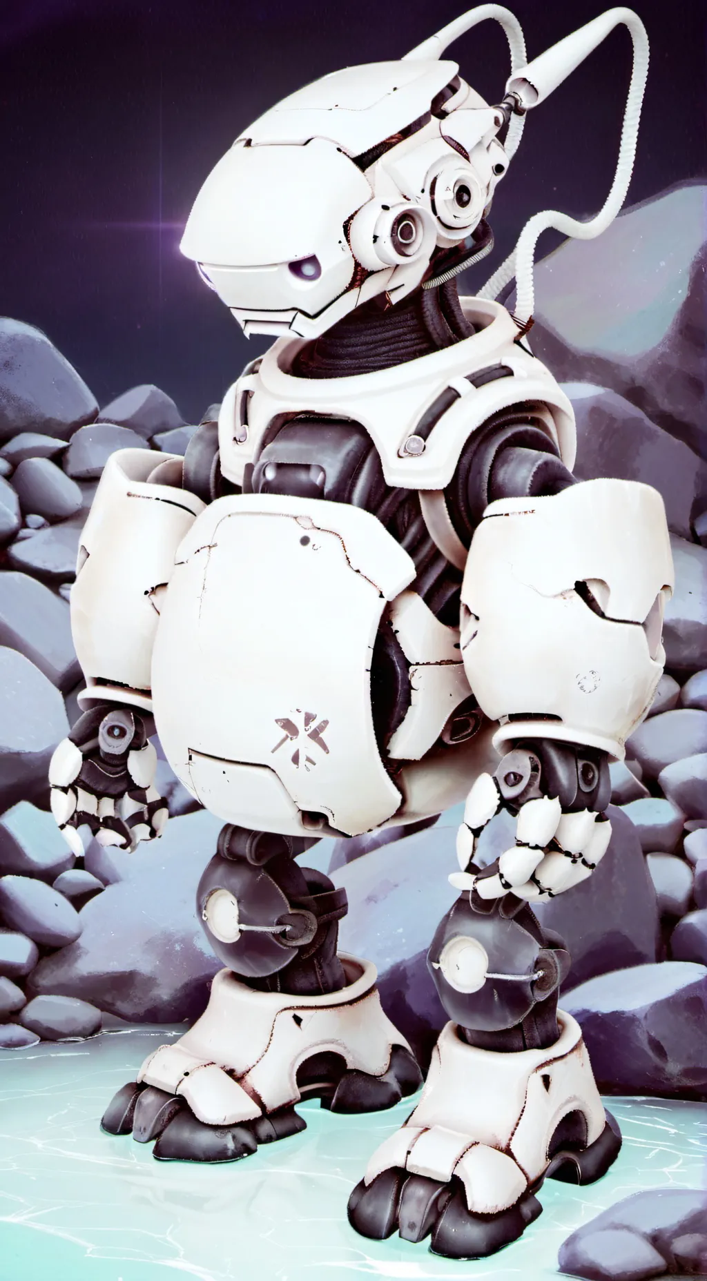 ai character: Ollie the robor background