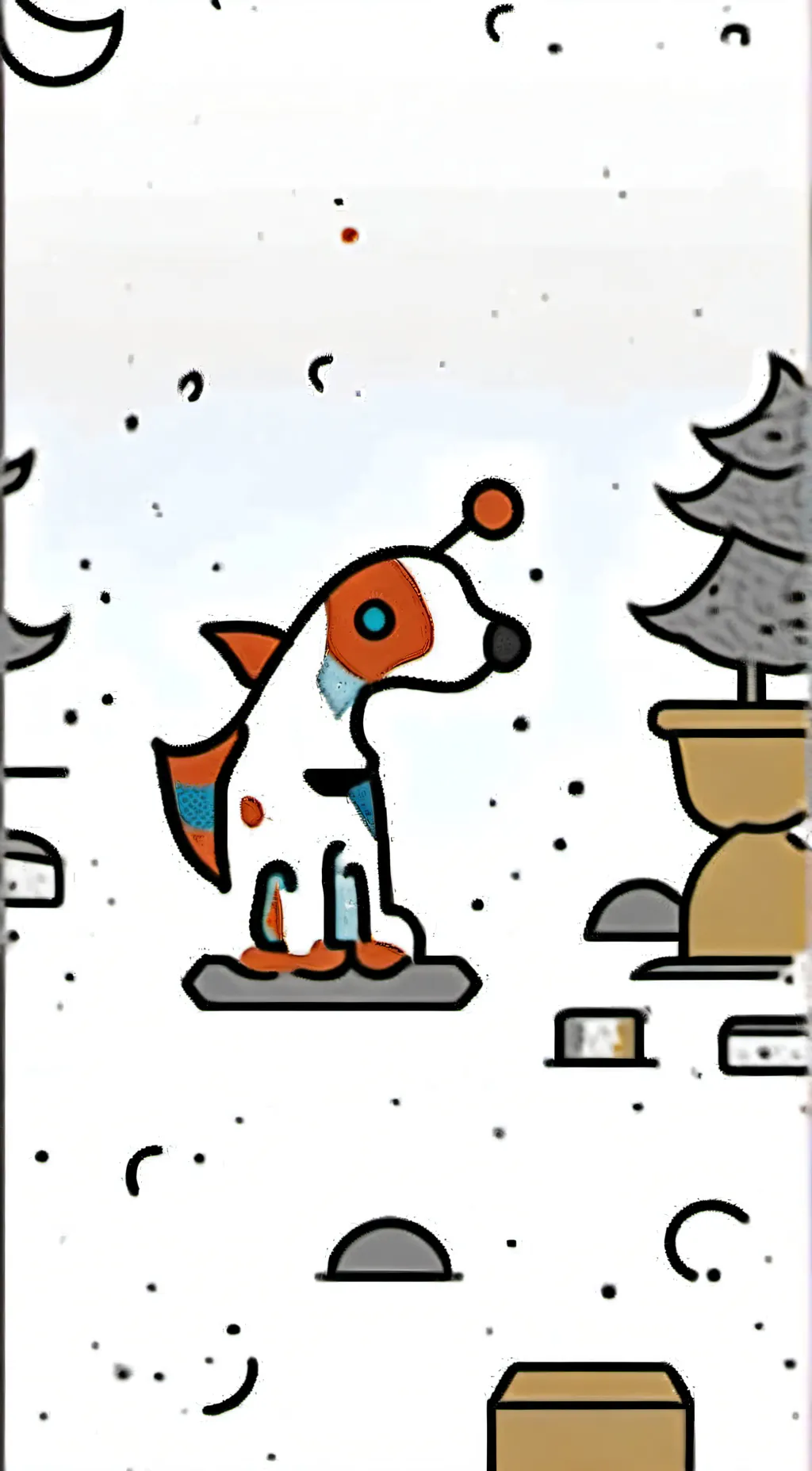 ai character: cosmo x sprout  background