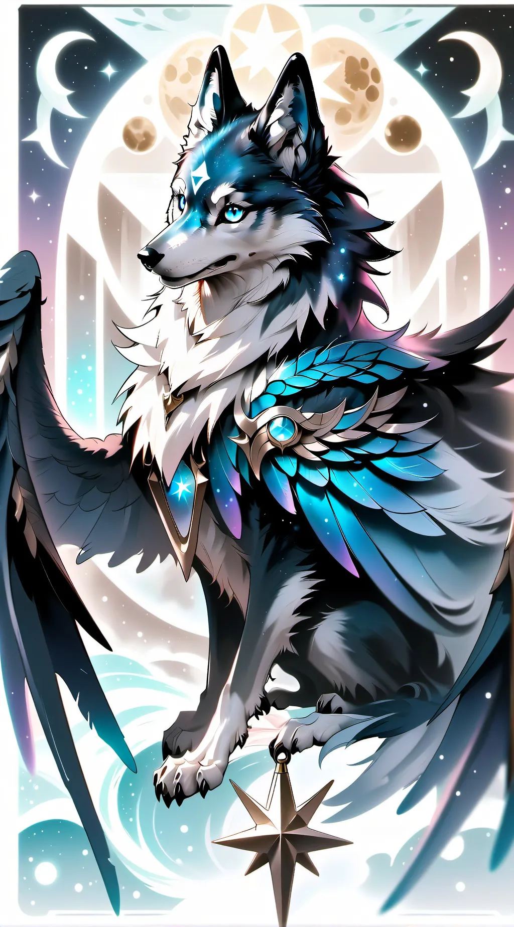 ai character: Luna background