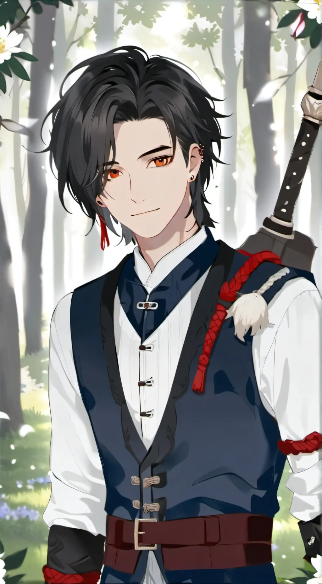 ai character: Justin background