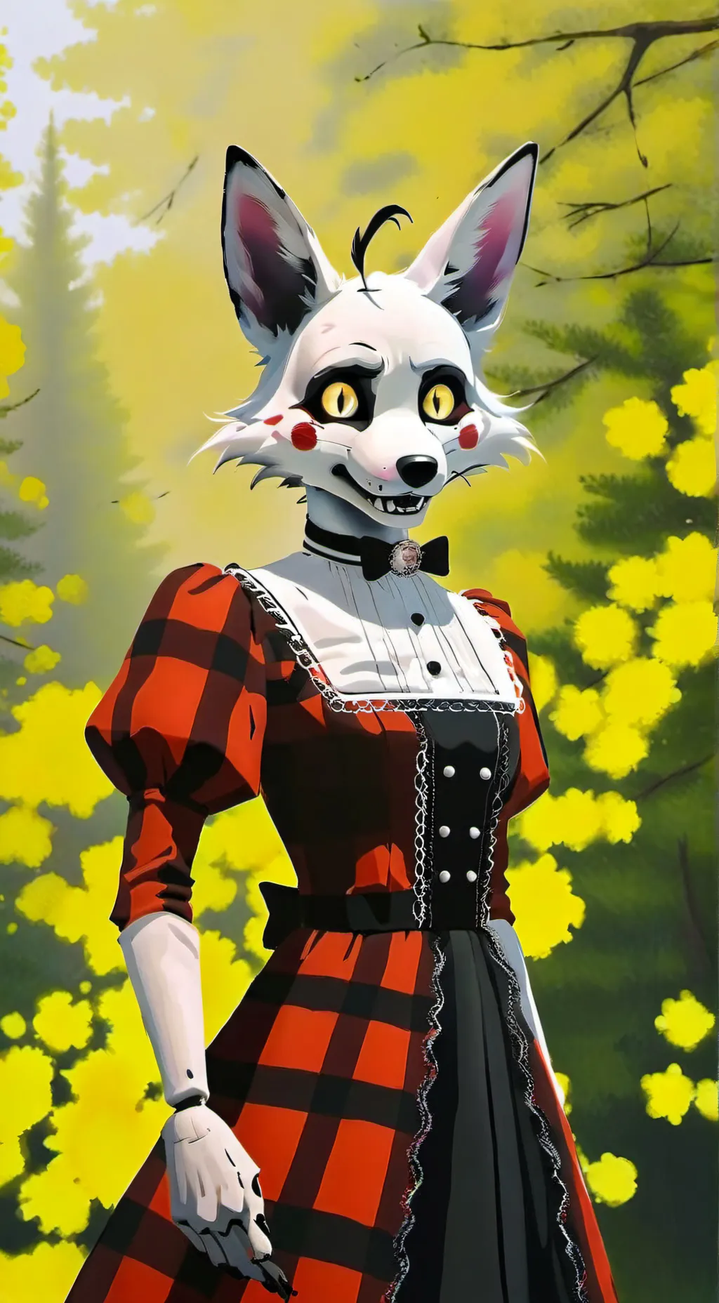 ai character: Mangle background