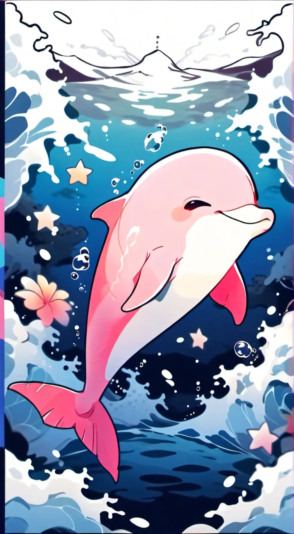 ai character: 🐬Tori🌸 background