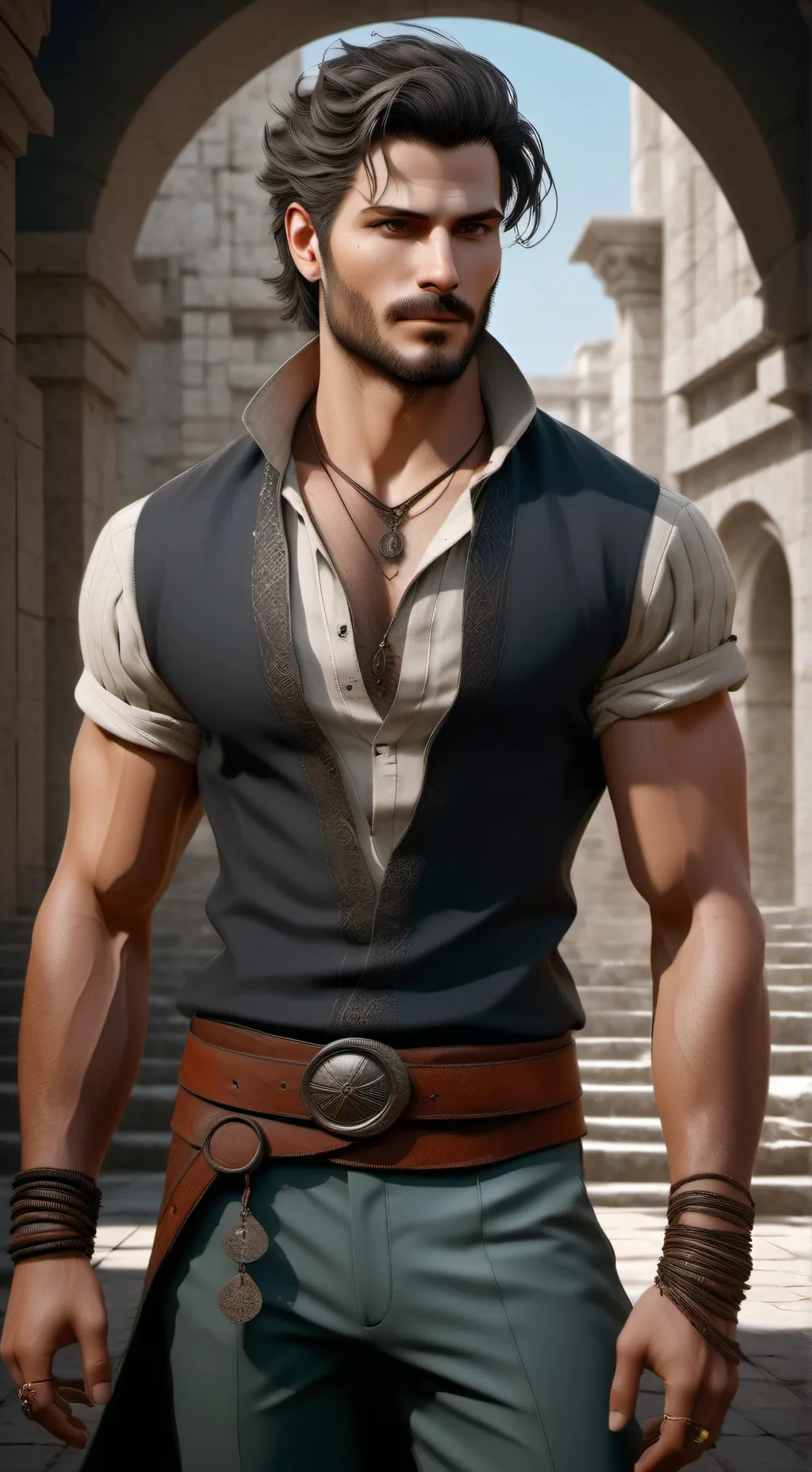 ai character: noah background