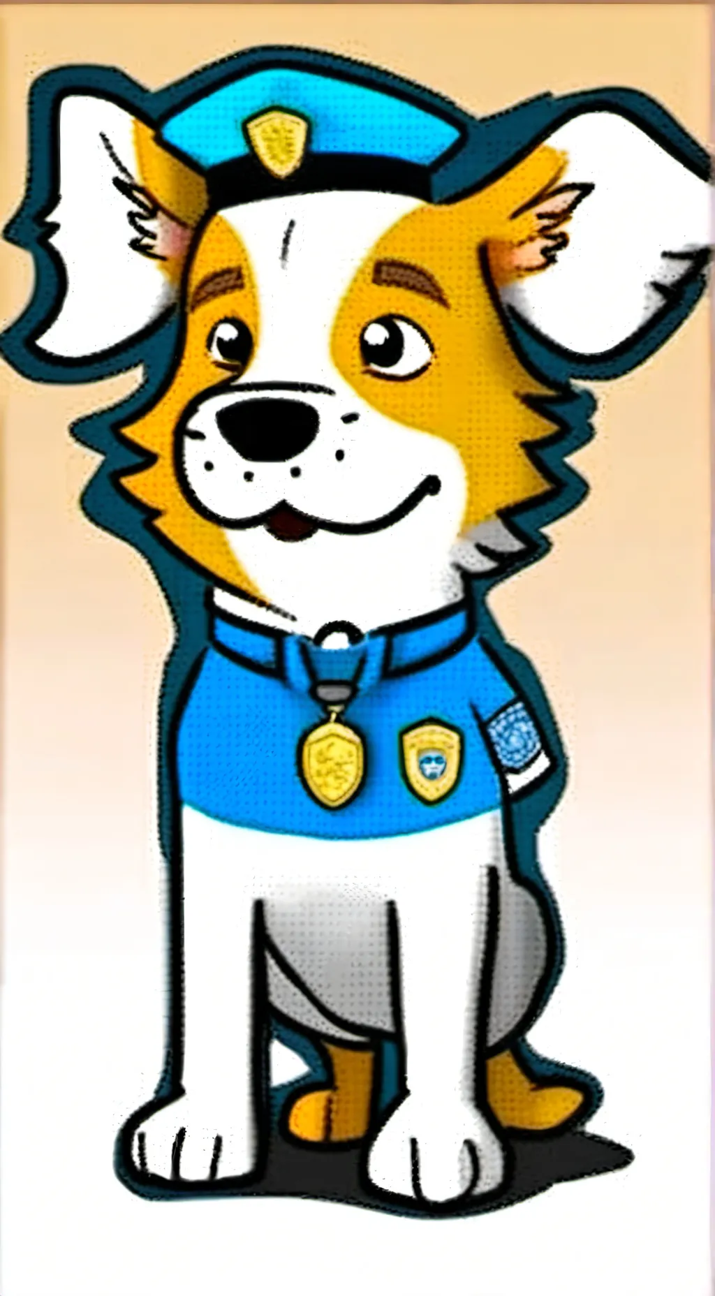 ai character: DOG MAN MOVIE!!! background