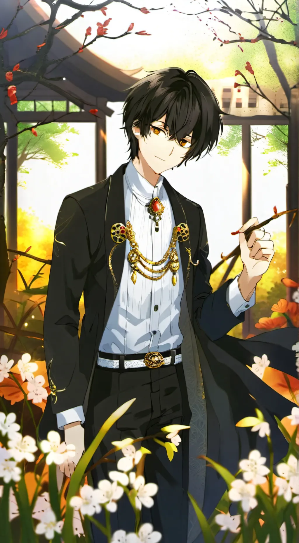 ai character: nagi  background