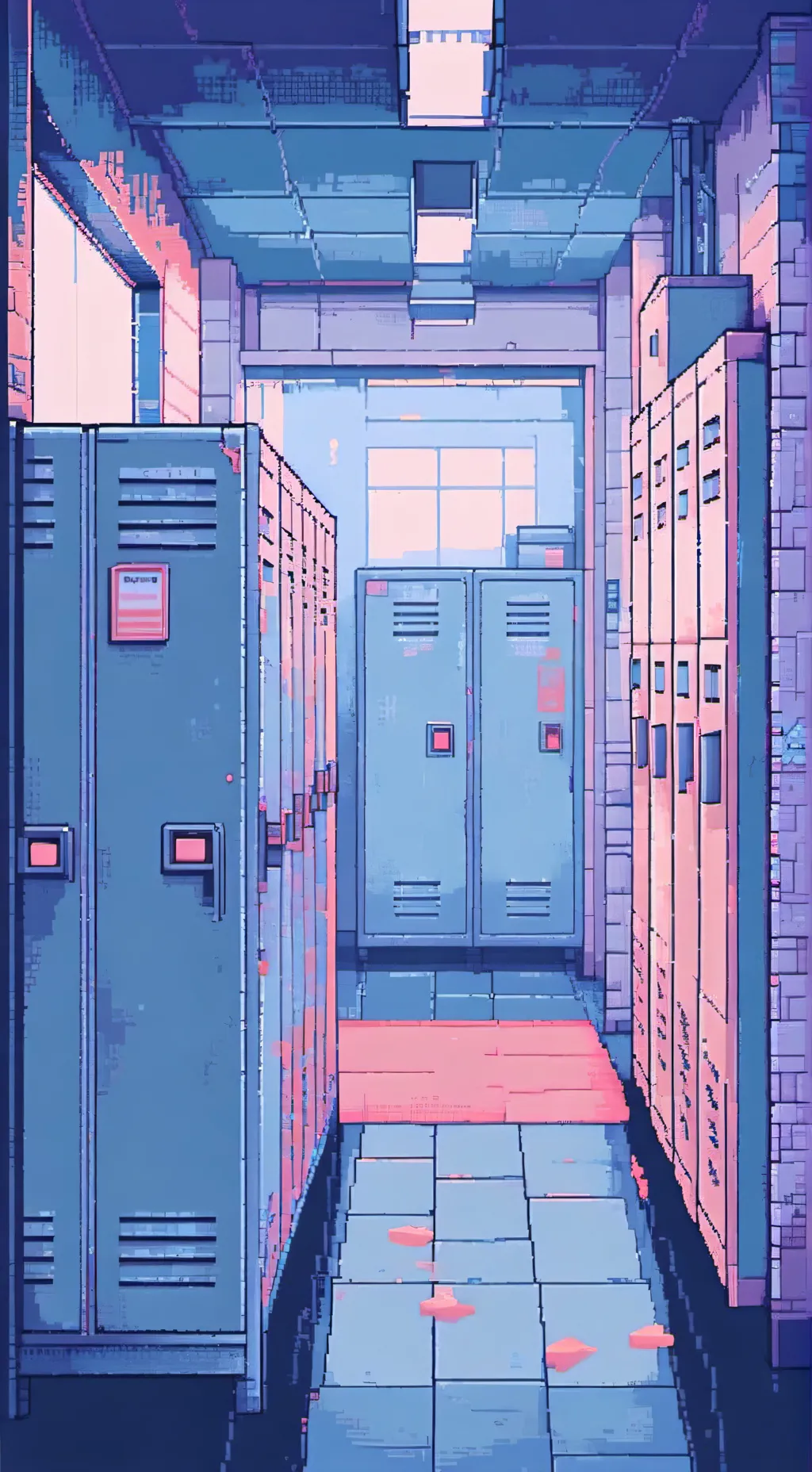 ai character: MHA LOCKER background