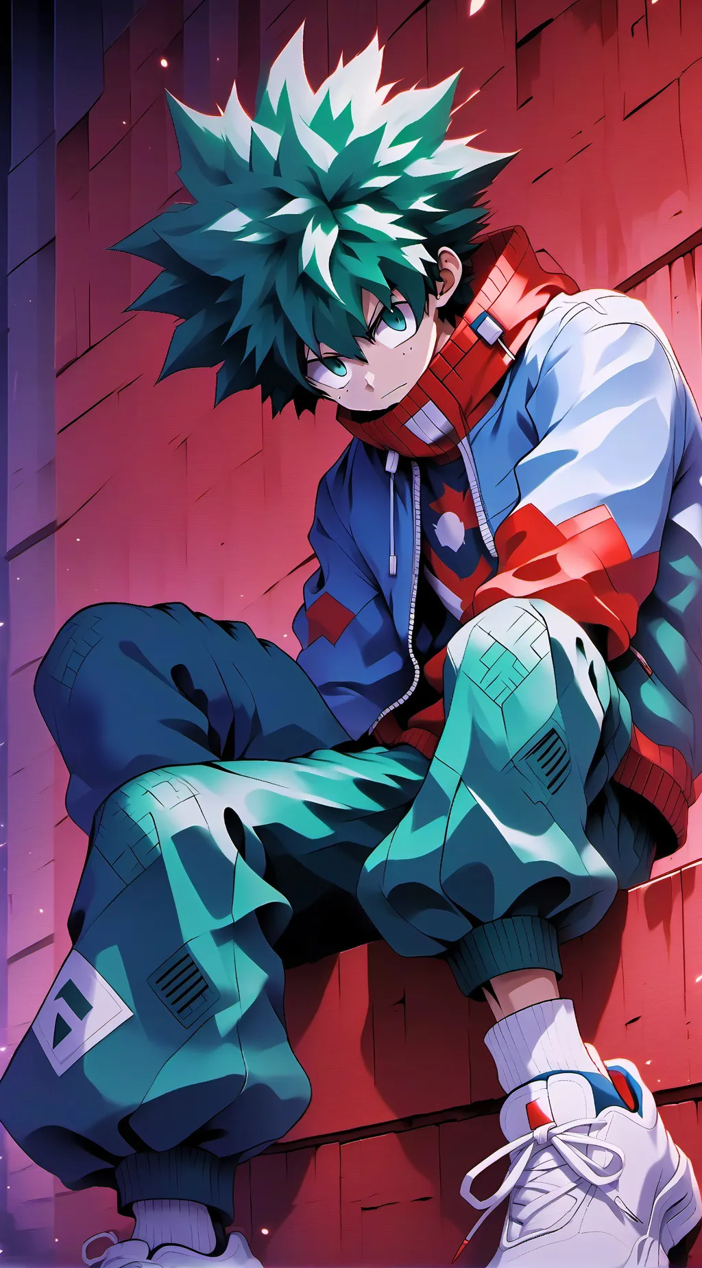 ai character: Mha but deku likes background