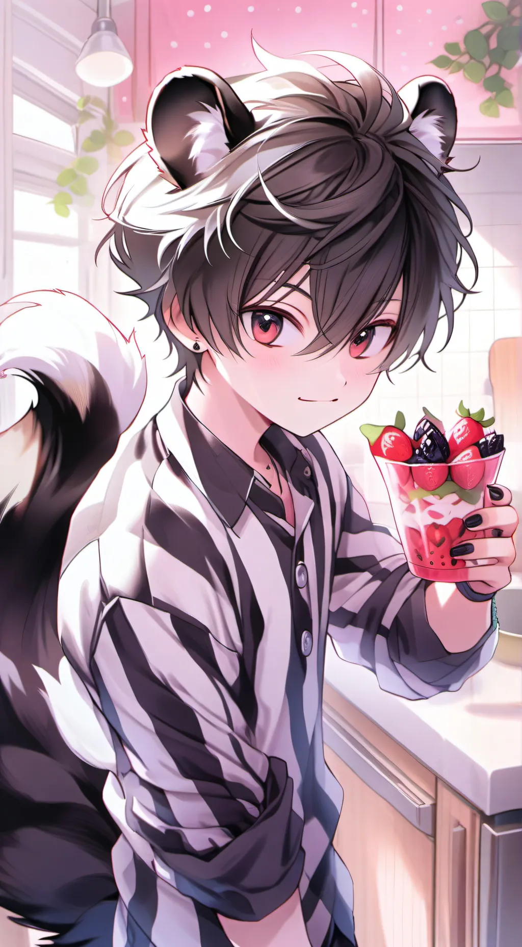 ai character: Skunky the Mischie background