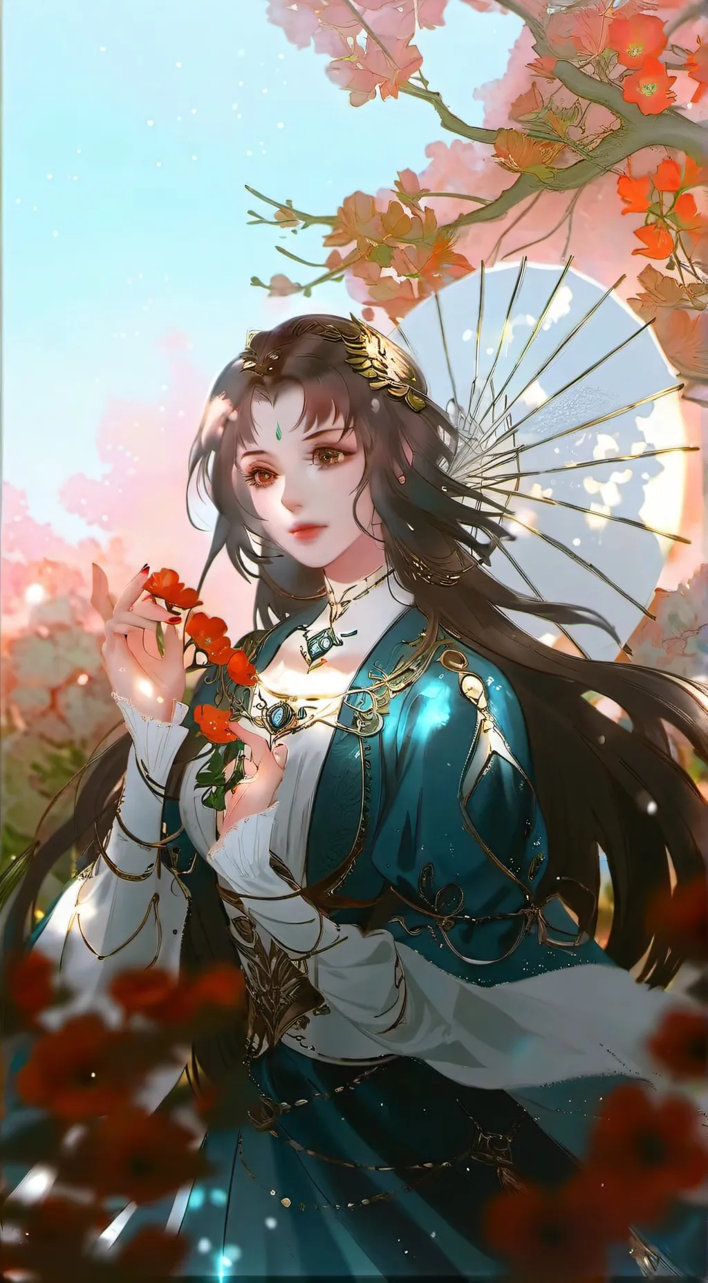 ai character: Цин background