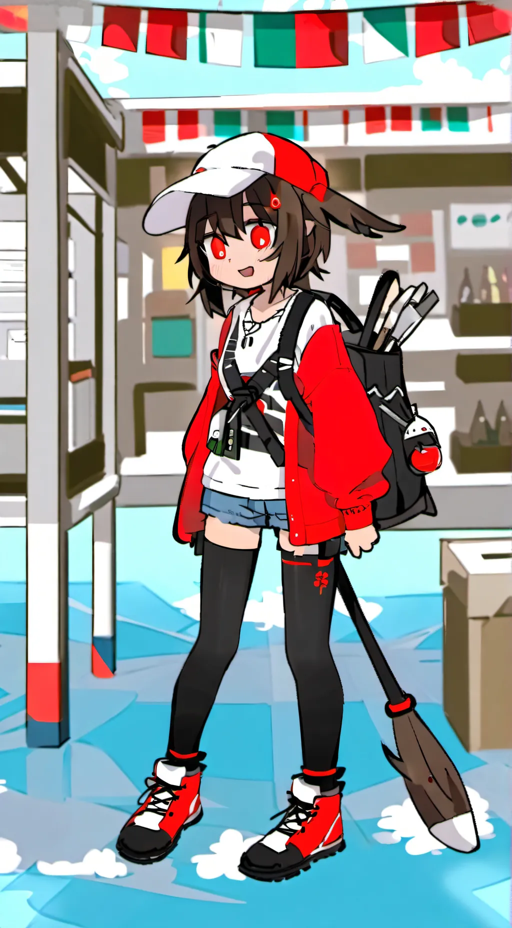 ai character: Mackenzie Afton background