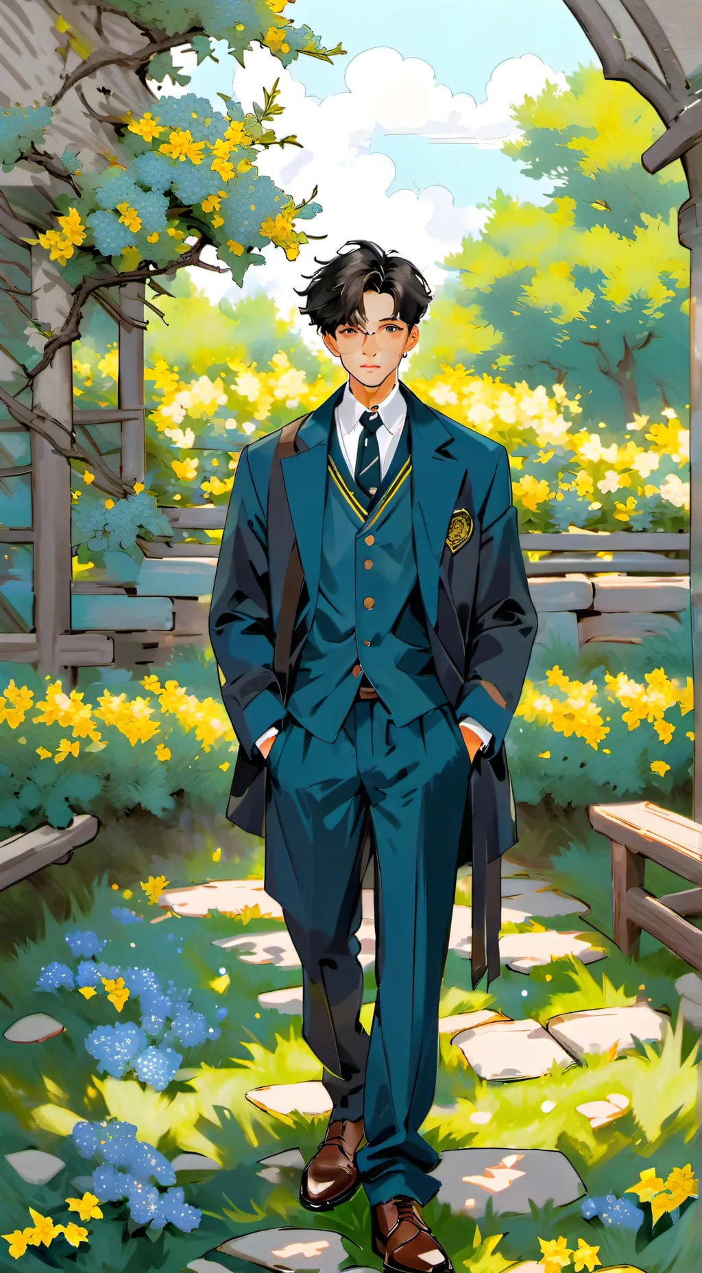 ai character: Jacob ur roommate  background