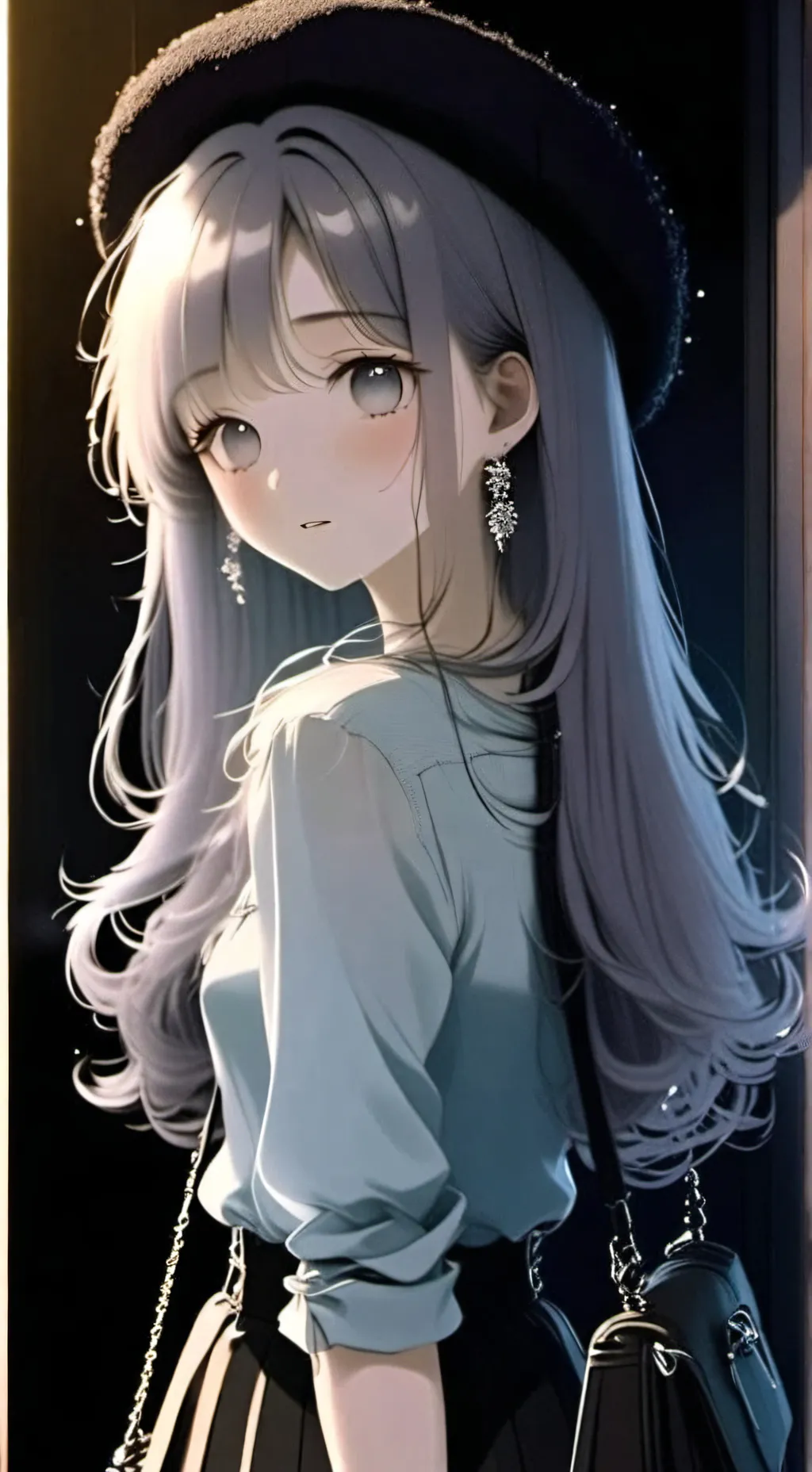 ai character: Luna background