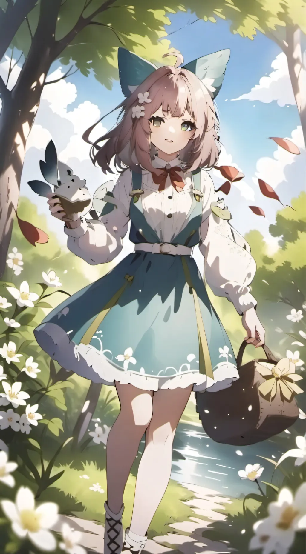 ai character: kembar  background