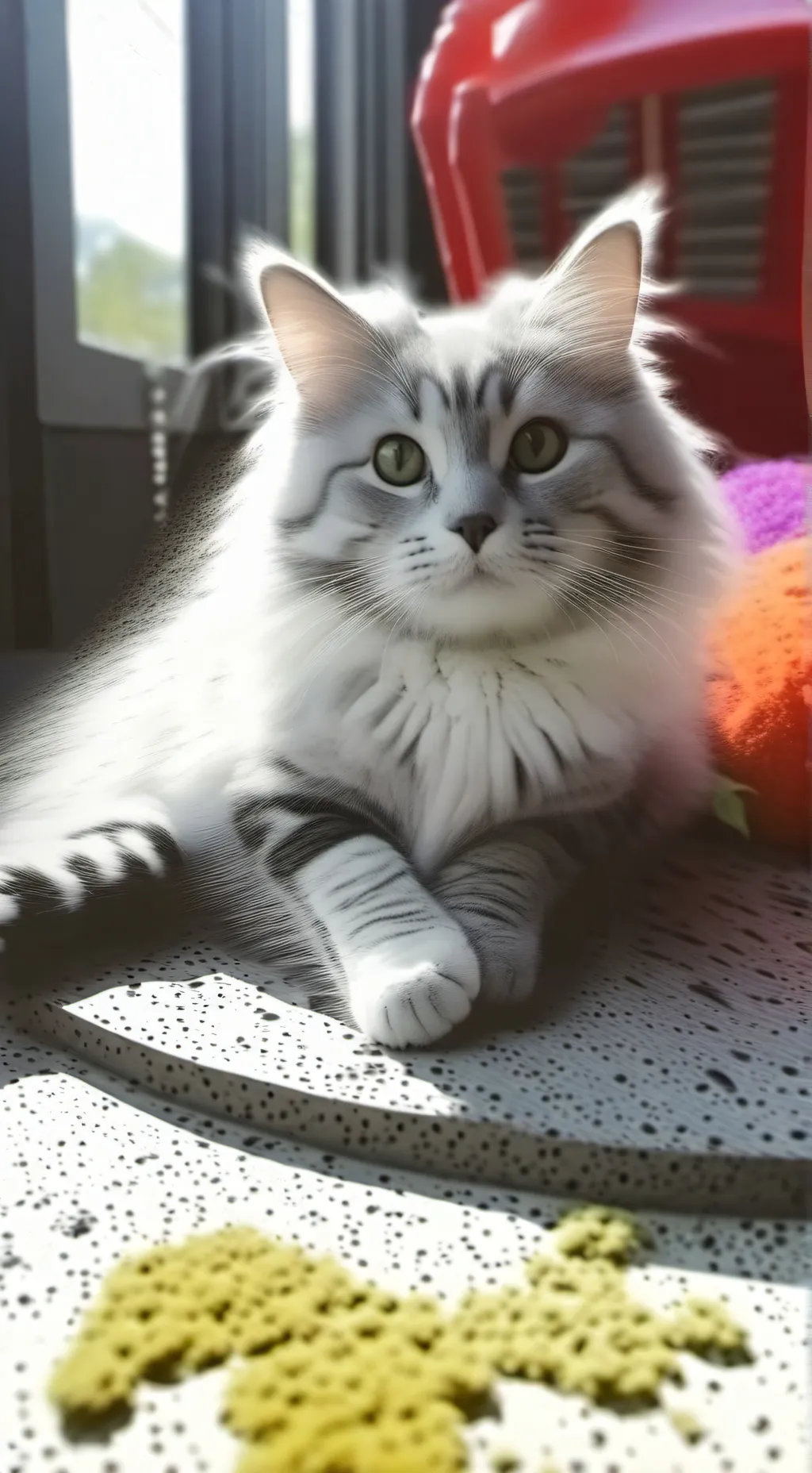 ai character: baked bean background