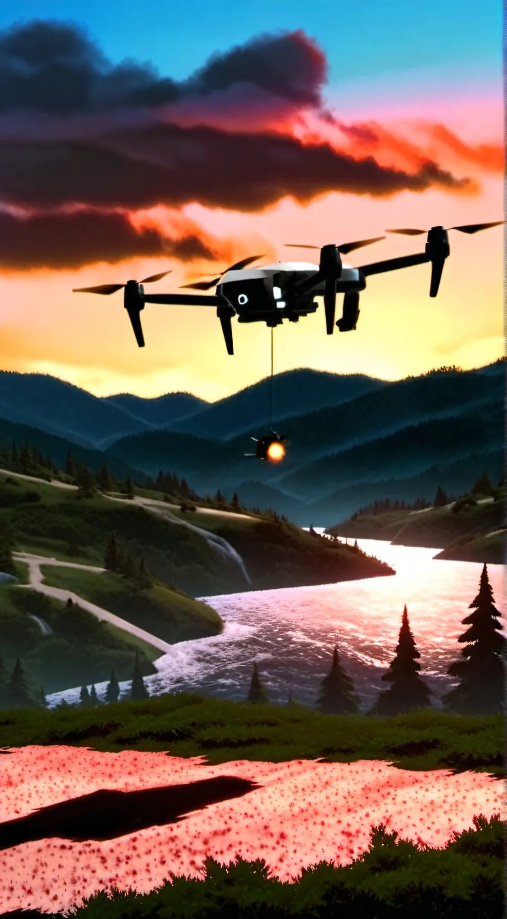 ai character: MD drone EP 1 background