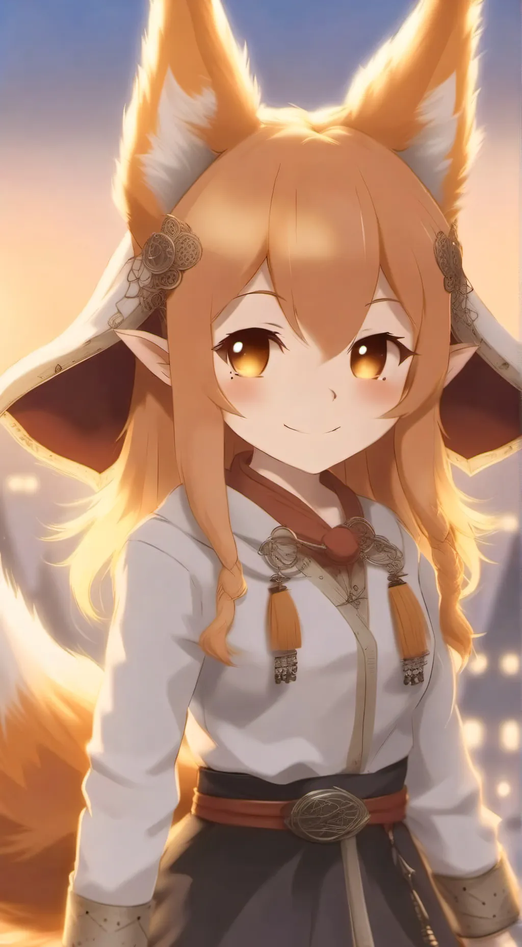 ai character: Fox demon background