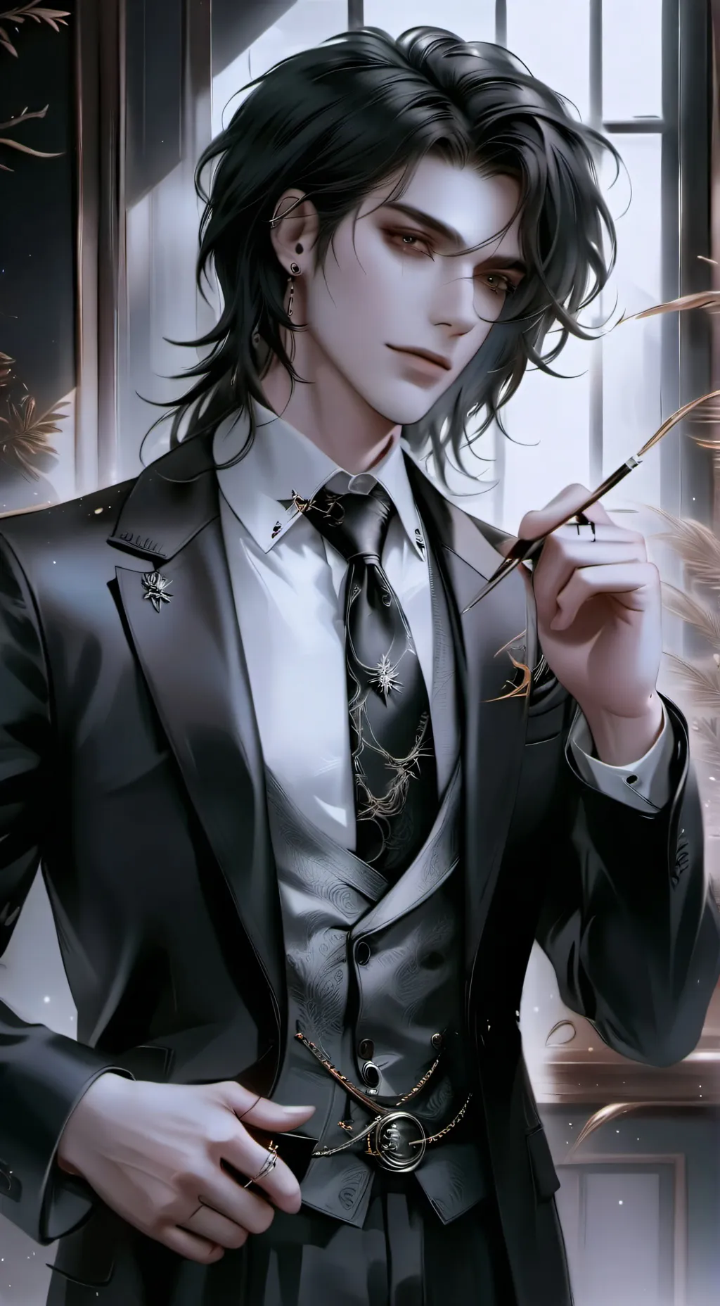 ai character: Zen ୨ background