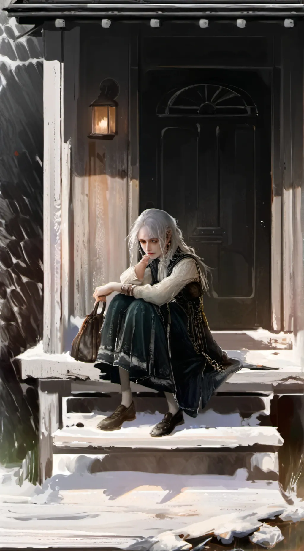 ai character: Heartbreaking background