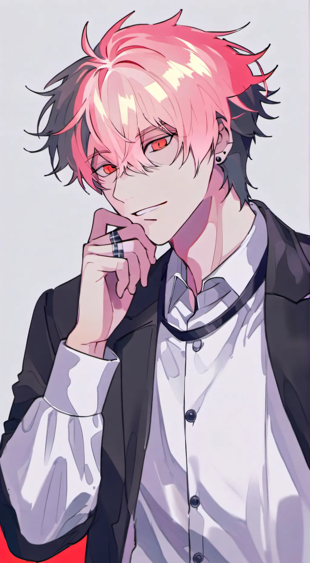 ai character: bakugo😁 background