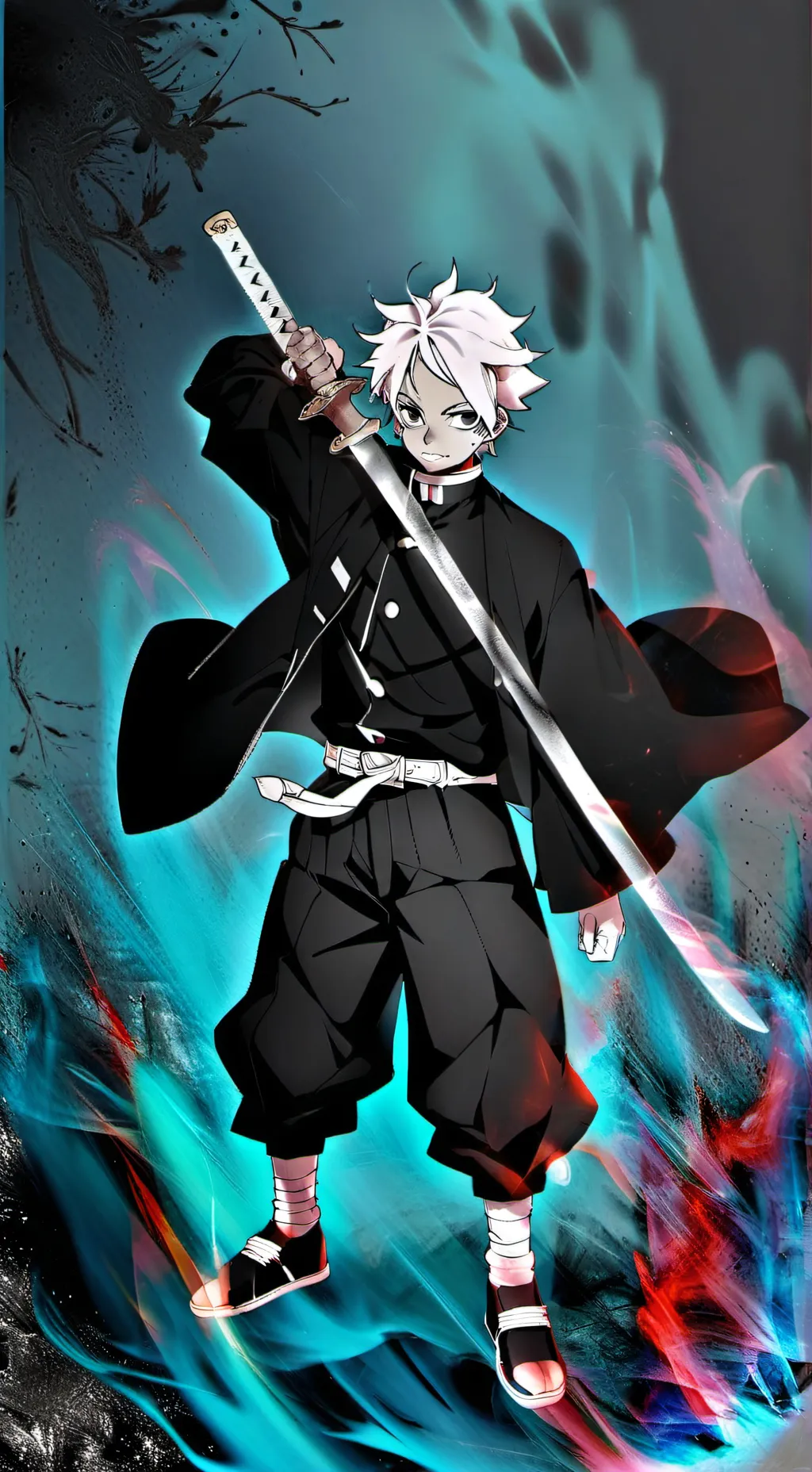 ai character: giyu Tomioka background