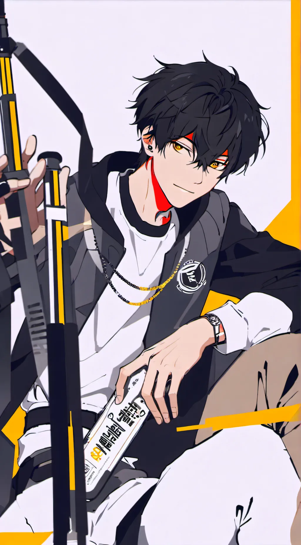 ai character: Max background