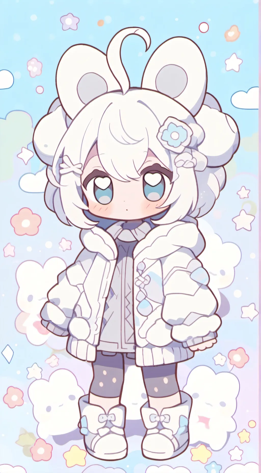 ai character: Кате  background