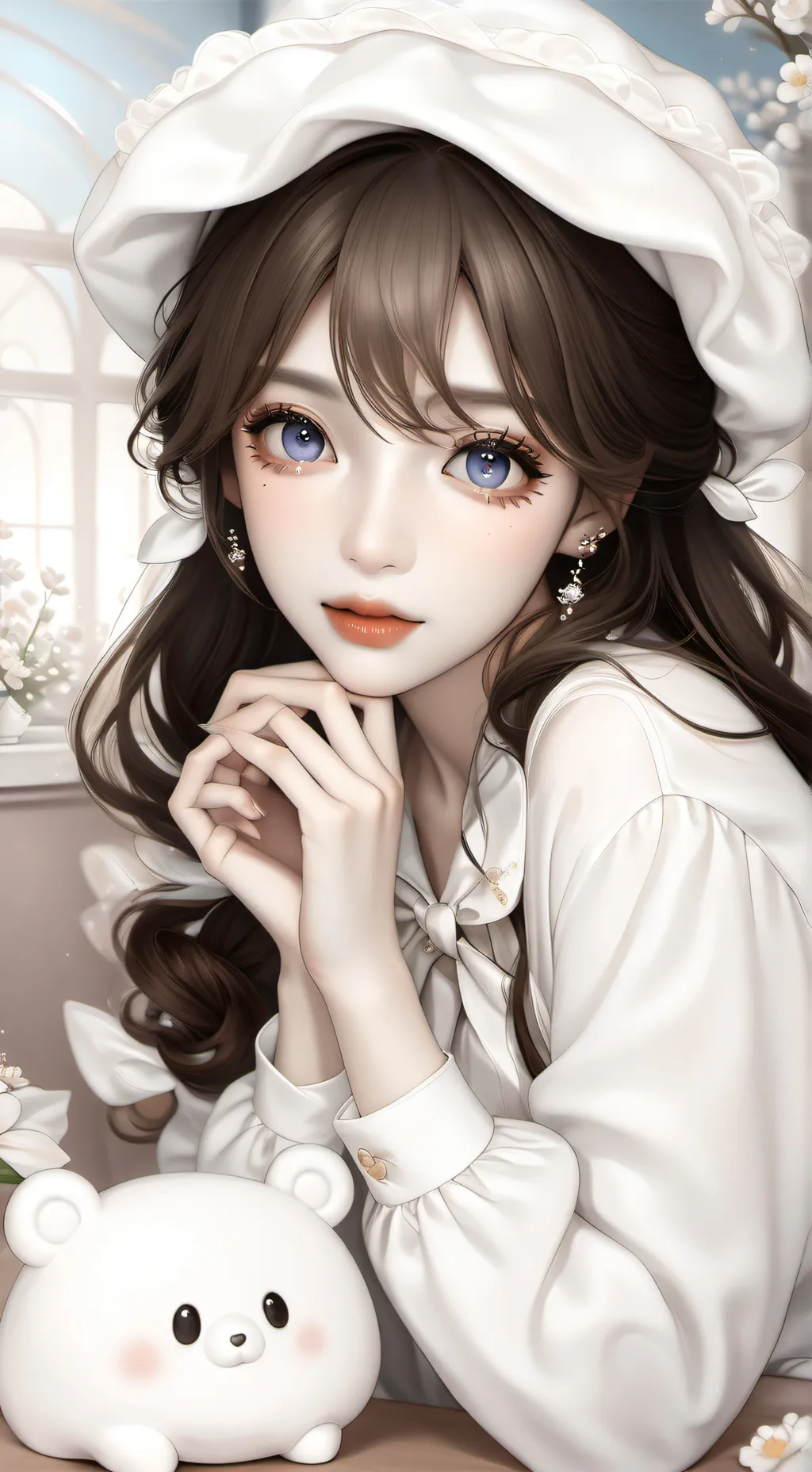 ai character: Amanda  background