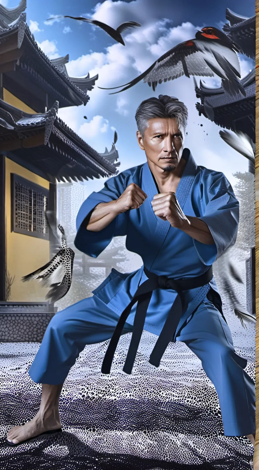 ai character: Johnny Lawrence background