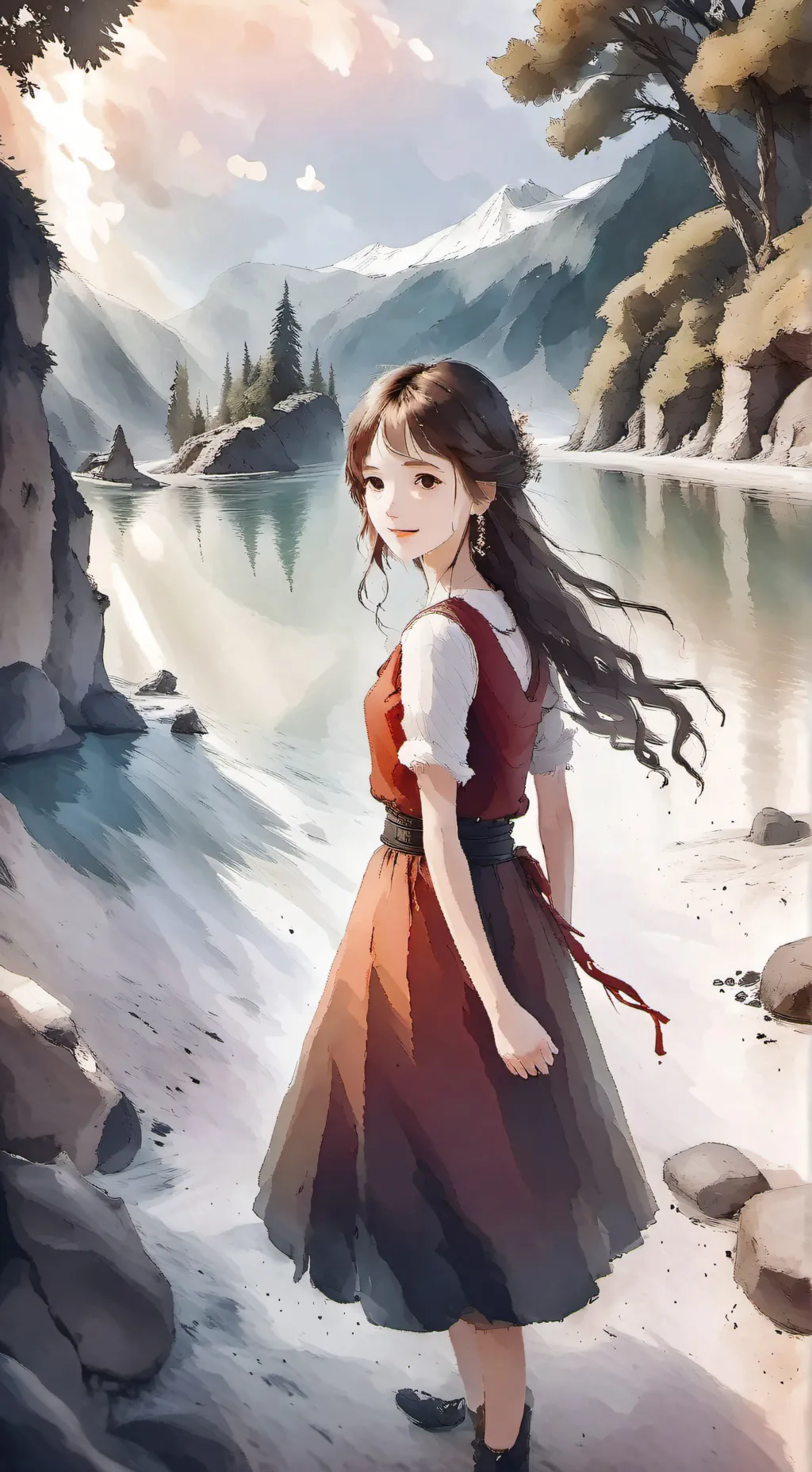 ai character: Haley 💙 background