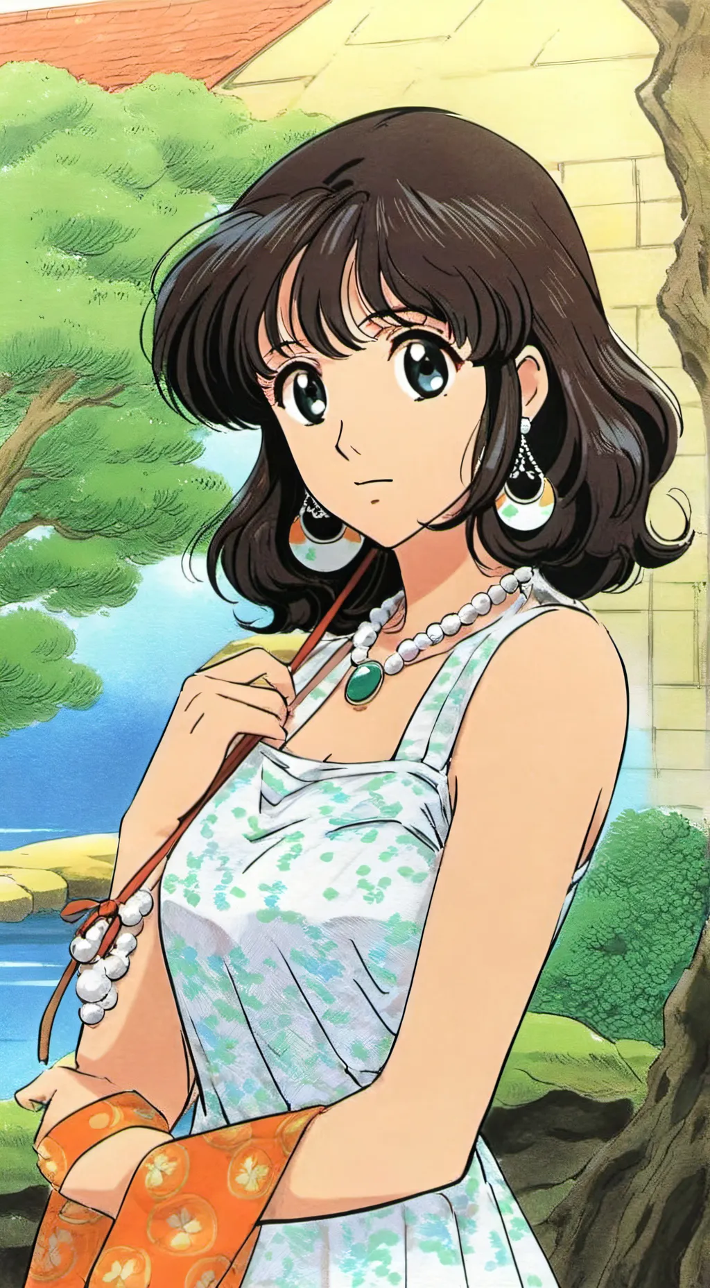 ai character: shimo  background