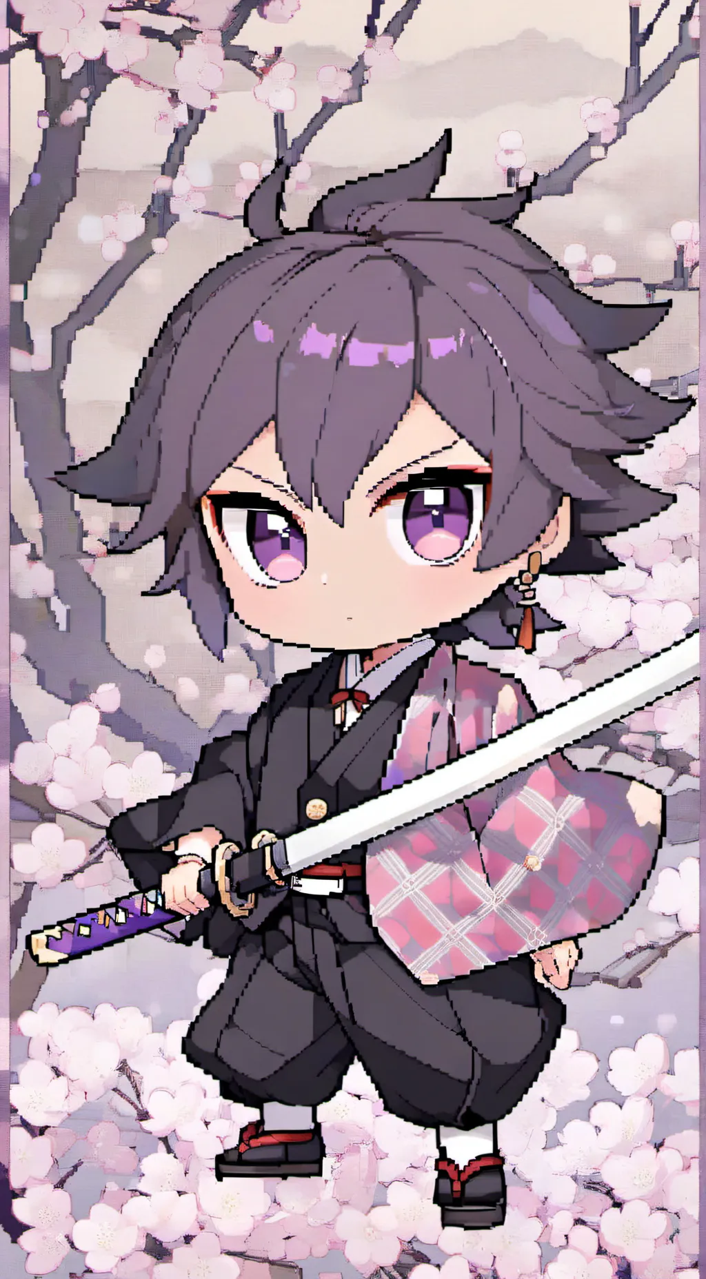 ai character: Demon slayer❣️ background