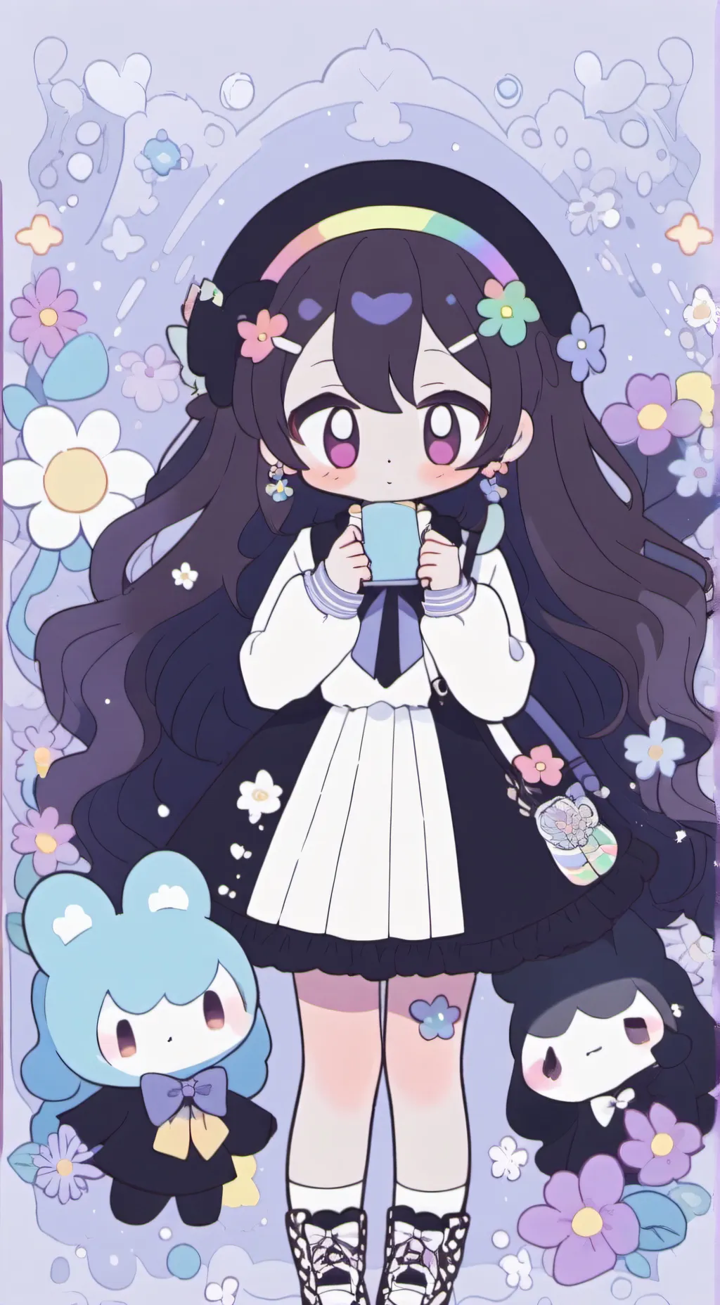 ai character: Neko infection  background